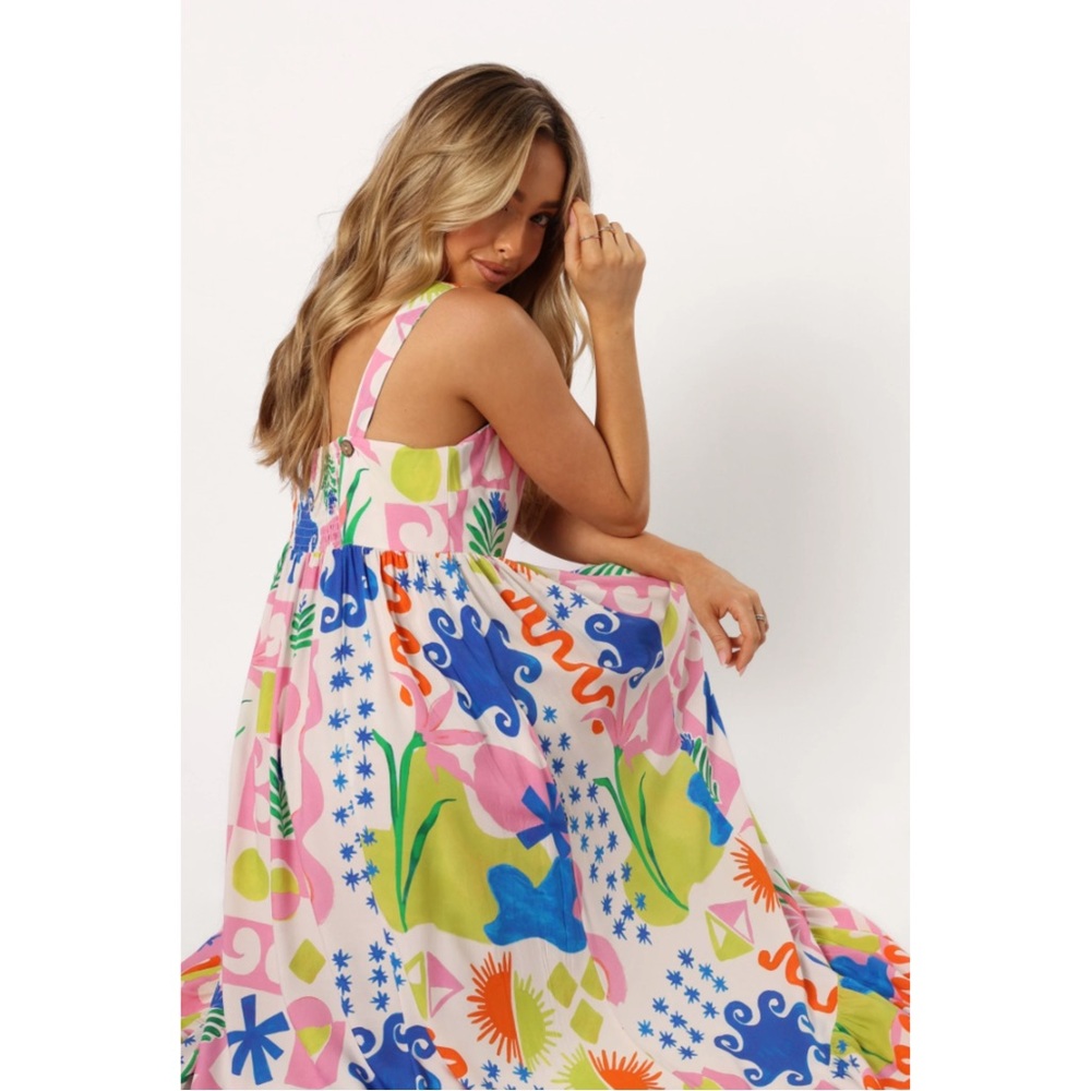 Petal & Pup Multicolor Patterned Dress - Picture 2 of 13